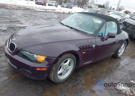 1997 BMW Z3 1.9L Roadster from USA, damaged, VIN 4USCH7325VLE05074